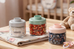 Baby Food Package 3D Product Rendering (Studio + Lifestyle Set)